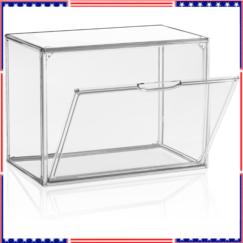 Clear Acrylic Display Case, Large Stackable Storage 1 Pack, X Large-Clear gallery