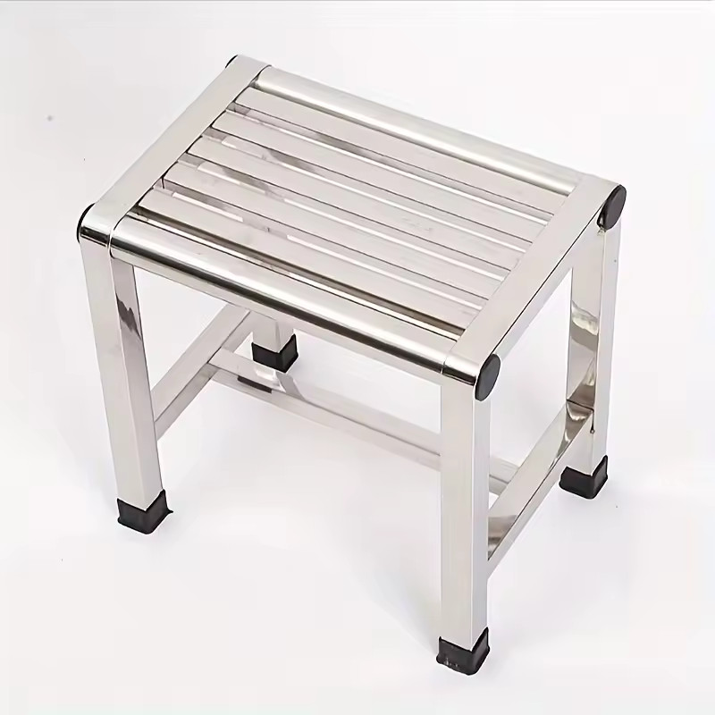 Stainless Steel Stool Multi Functional Durable Thick Metal Seat gallery