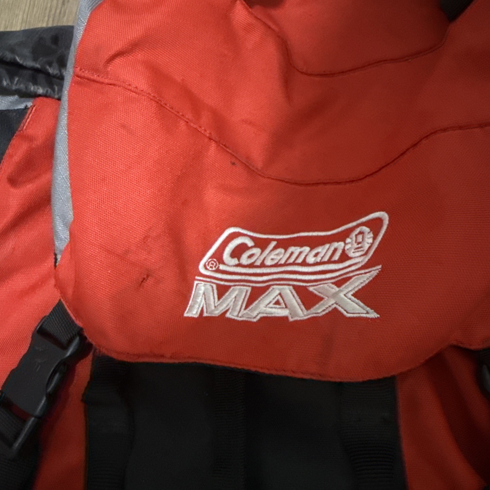 Coleman Max Internal Frame Hiking Backpack Red Black Gray Camping Tactical 2