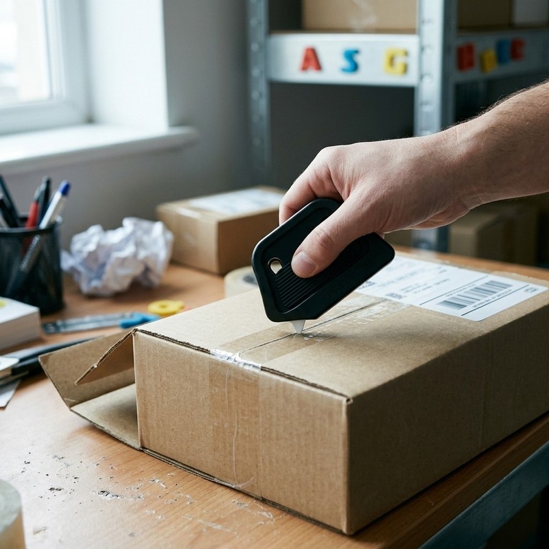 Mini Ceramic Box Cutter with Magnet Safe Parcel Opener for Cardboard Boxes gallery