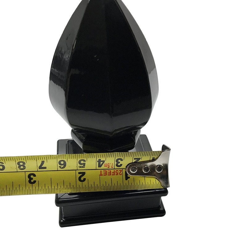 2" x 2" Decorex Hardware Aluminium Pineapple Post Cap for Metal Posts - Black gallery
