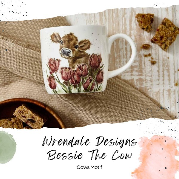 Royal Worcester Wrendale Designs 14 oz Mug - Bessie The Cow gallery