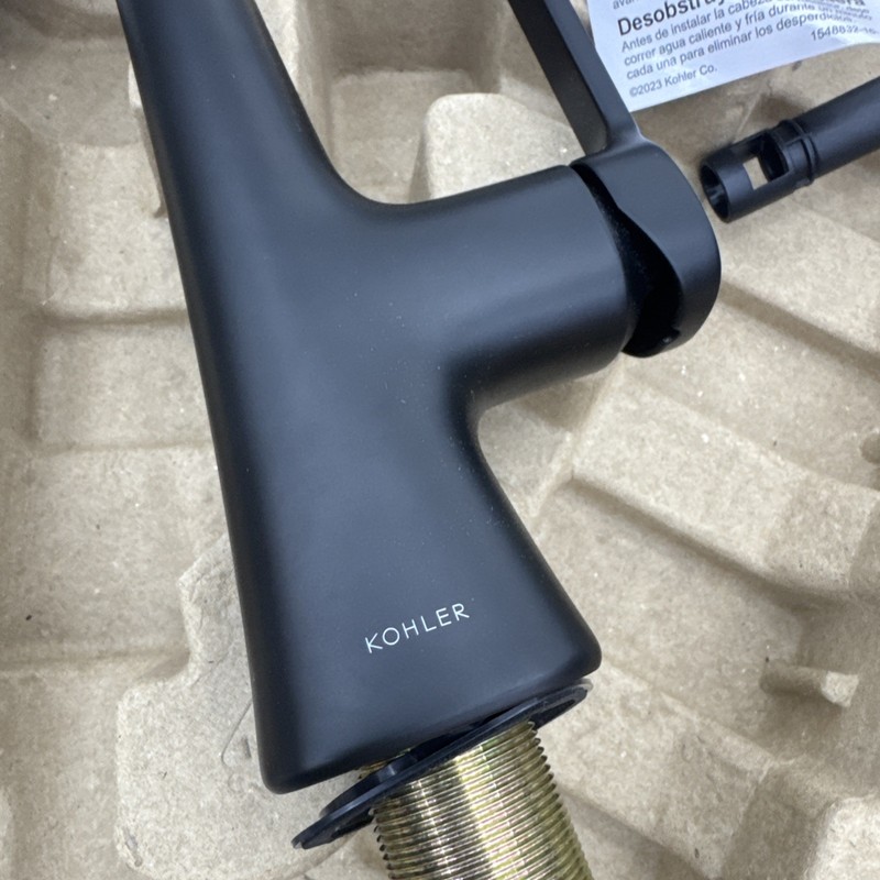 Kohler R33912-BL Guild Pull-down Kitchen Sink Faucet Matte Black gallery