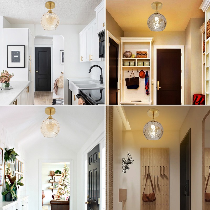 Gold Flush Mount Ceiling Light Fixture Modern Semi Flush Mount Ceiling Light gallery