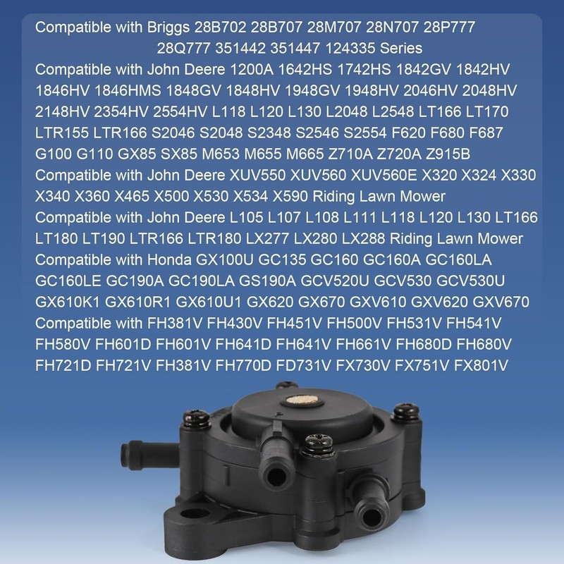 Fuel Pump Replacement For BS 808656 Kohler 7000 Series 17HP-25HP Small Engine... gallery