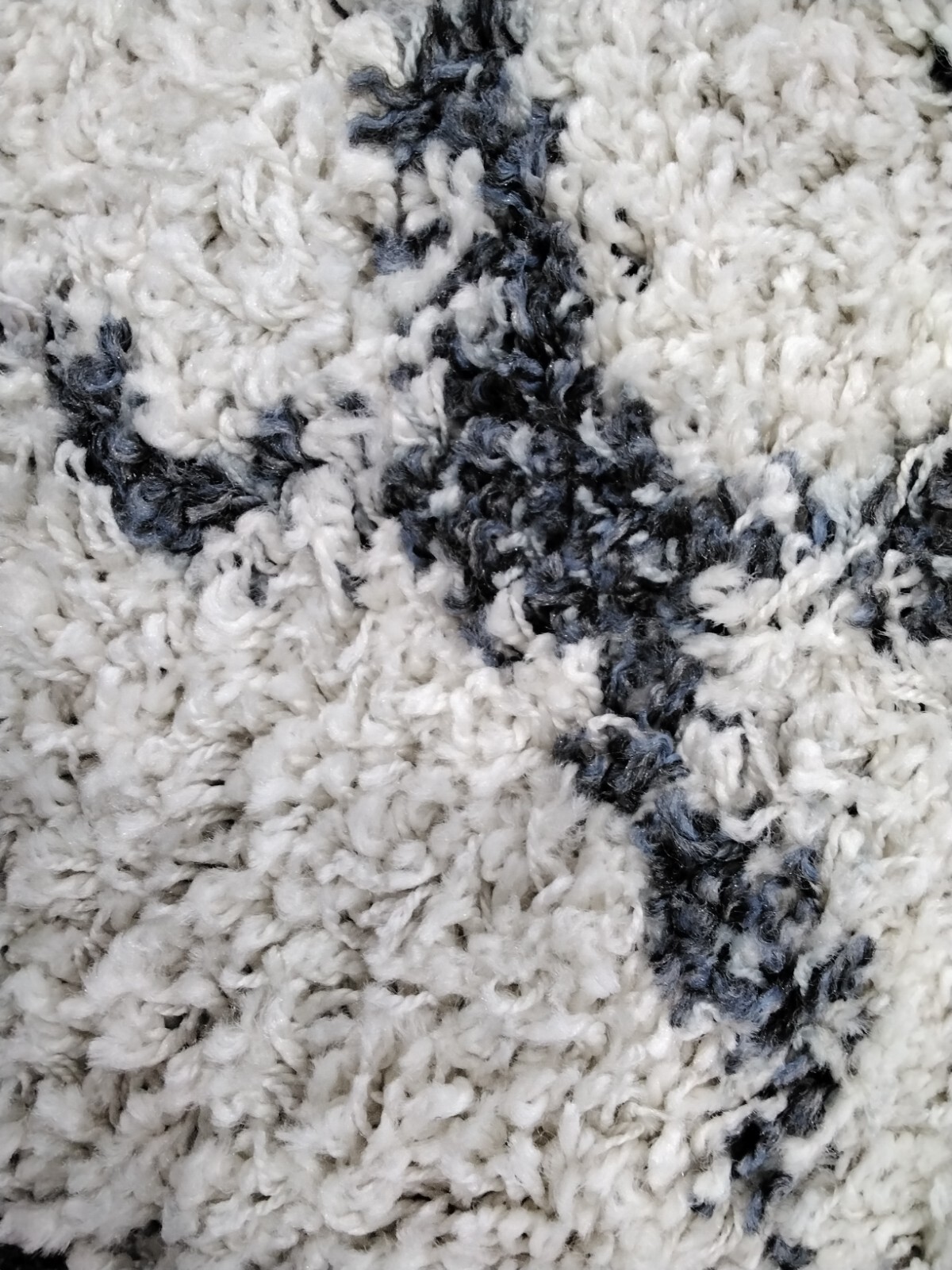 CREAM / BLUE 5' X 8' Back Stain Rug, Reduced Price 1172738101 PLX434A-5 gallery