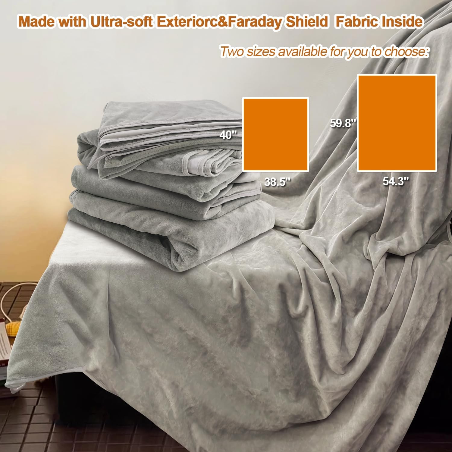 Faraday Blanket, E M F Protection Blanket, As Protection Cover for All Ages, ... gallery
