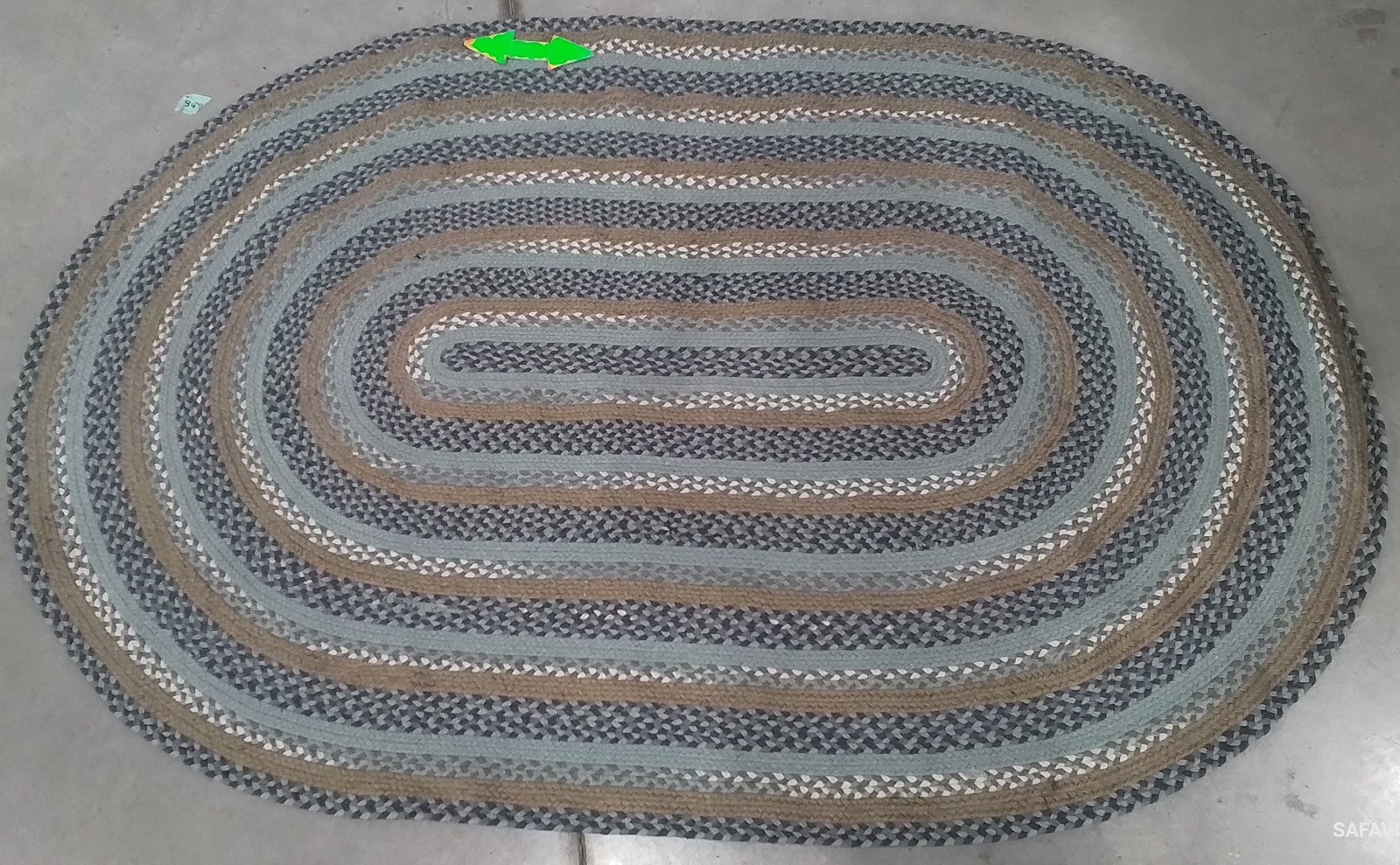 BLUE / GREY 4'-0" x 6'-0" Broken Thread Rug Reduced Price 1172799821 BRD257M-4OV gallery
