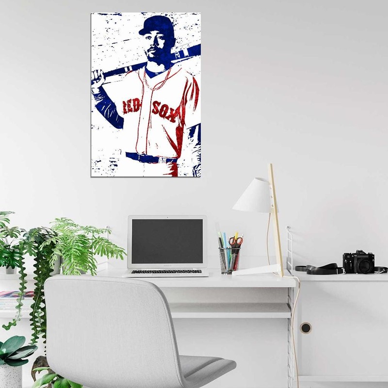 367355 Mookie Betts Art Decor Wall Print Poster gallery
