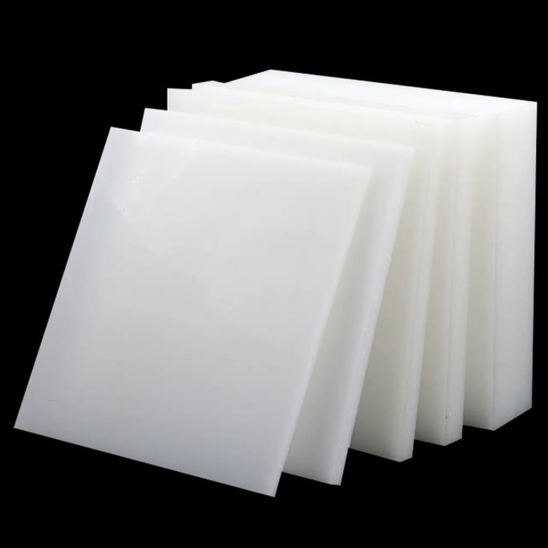 White Polypropylene Nylon Sheet Plastic Plate Board 2mm-20mmThick 100/200/300mm gallery
