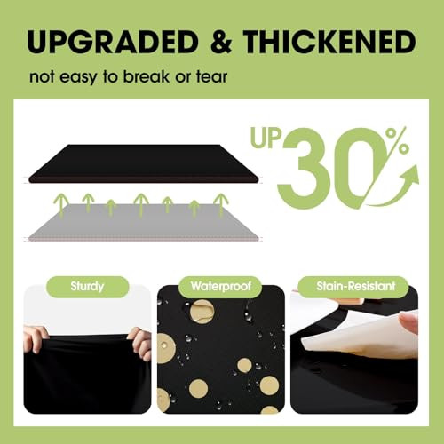 Plastic Table Cloth Disposable - 8 Packs, Table Cloth for Retangle Table, gallery