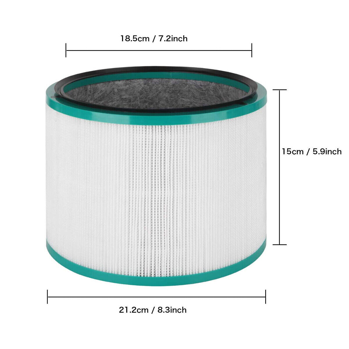 For Dyson Air Purifier Replacement HP01 HP02 DP01 DP01 360°Glass HEPA Filter gallery