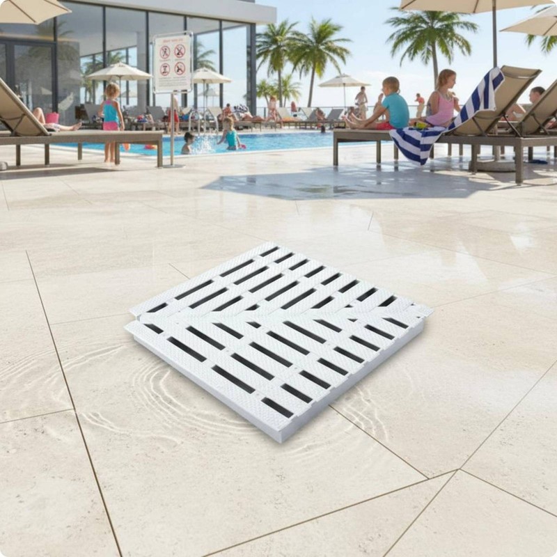 90 Degree Drain Grate Continuous Join Overflow Gutter Cover Efficient Water gallery
