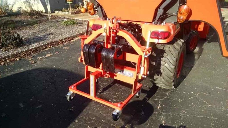 Category 1, 3 Point Hitch Receiver Drawbar With Suitcase Weight Bracket gallery