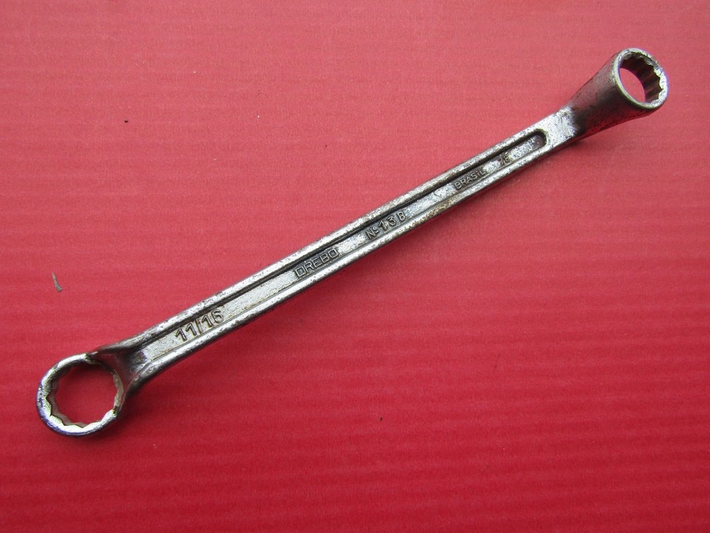 DREBO Combination Double Box End Offset Wrench No. 13 13/16" x 7/8" 12-Point 78
