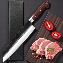 Professional Kitchen Chef Knife High Carbon Steel Blade Ultra Sharp G10 Handle