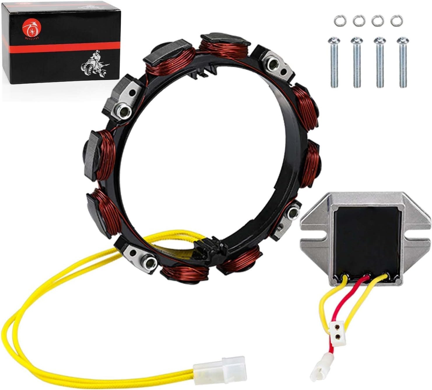 Alternator Stator Coil 2Pin w/Regulator For Briggs & Stratton Engines 10-16... gallery
