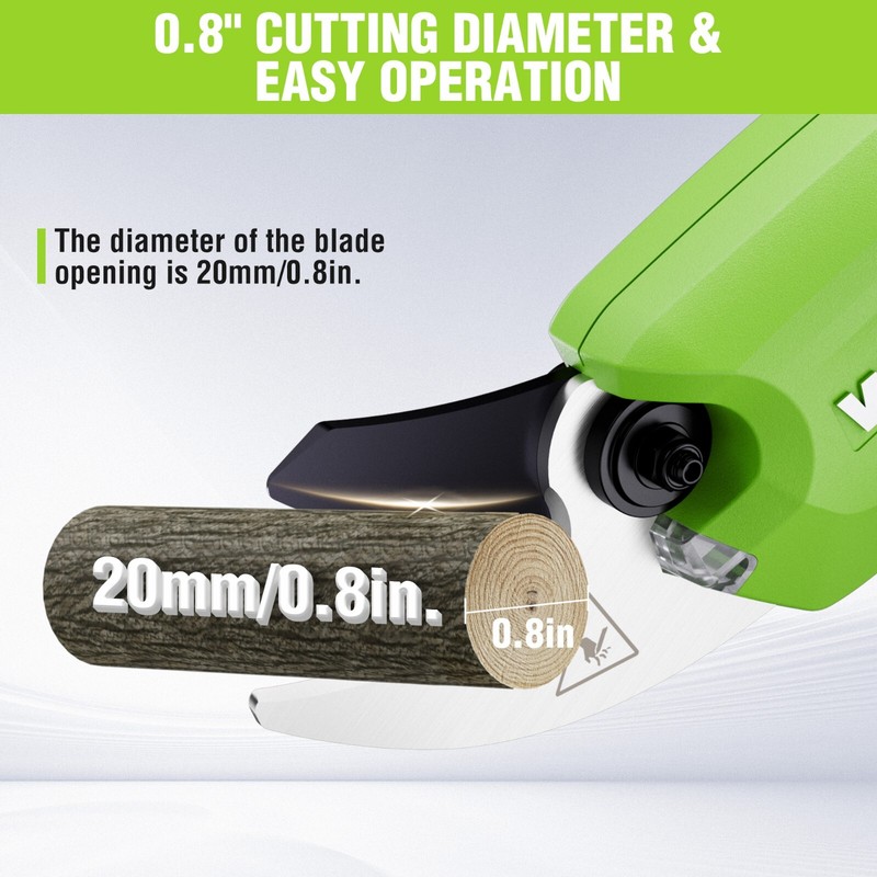 7.2V Battery Powered Electric Pruning Shear Cordless Tree Pruner Garden Scissors gallery