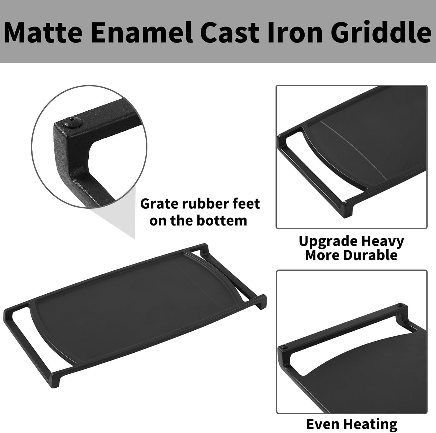 New Upgraded Frigidaire Stove Range Cast Iron Griddle 8.8" x 20" AA13 gallery