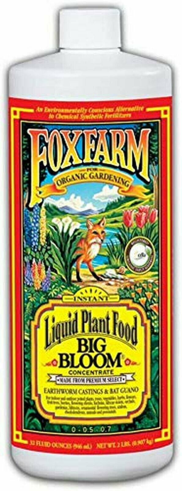 FoxFarm FX14002 Big Bloom Liquid Concentrate, 1 Quart(.1-Pack) gallery