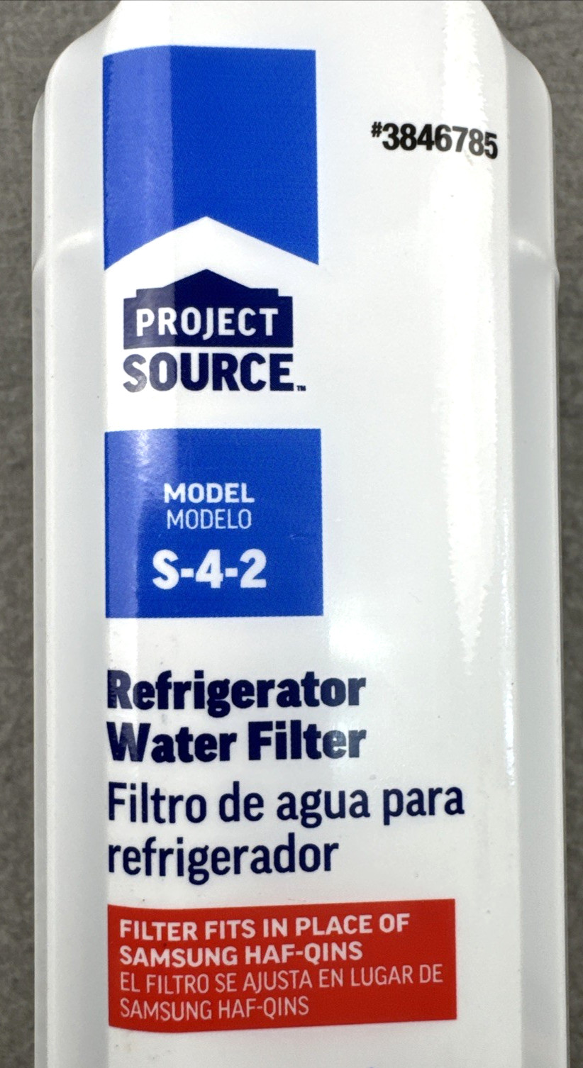 Project Source 3846785 S-4-2 Refrigerator Water Filter For Samsung HAF-QINS NEW gallery