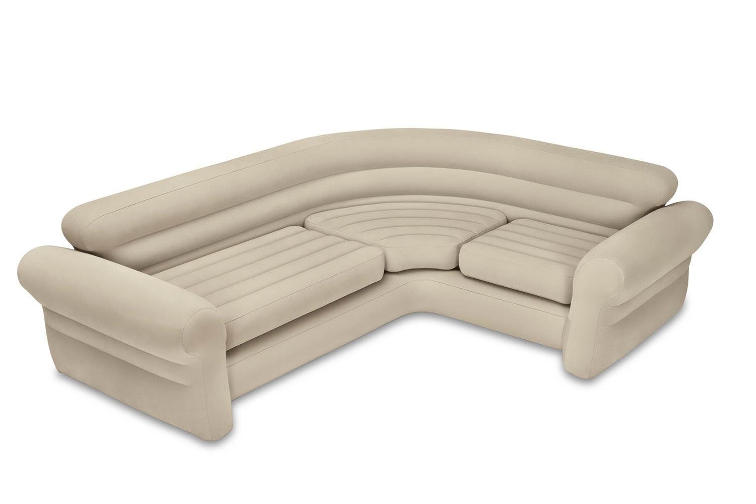 Intex Inflatable Corner Living Room Neutral Sectional Sofa | 68575EP gallery