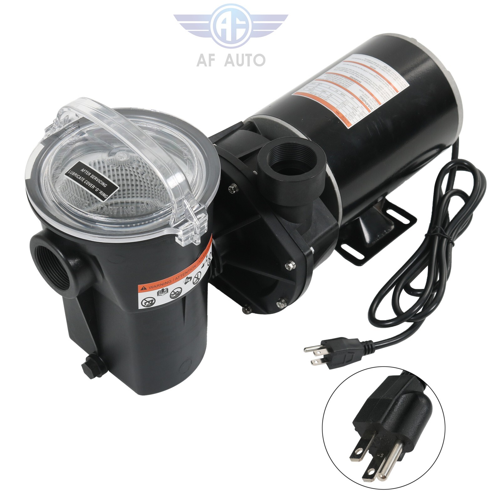 1.5HP Above Ground Swimming Pool Pump W3SP1580X15 Fit For Hayward with 3' Cord gallery