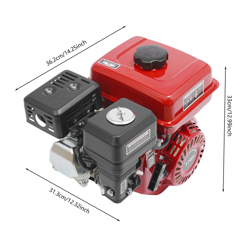 4-Stroke 7.5HP Gasoline Engine Pull Start Gasoline Engine Single Cylinder Engine gallery