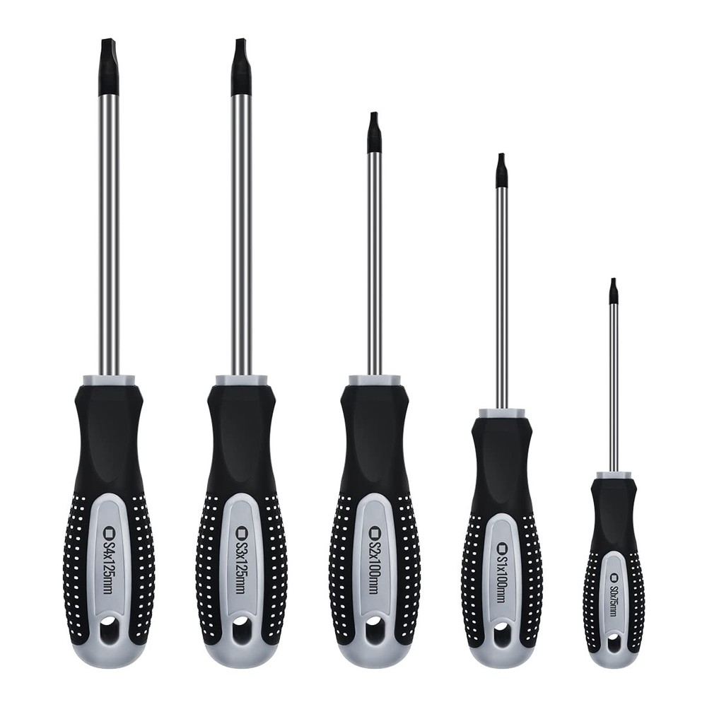 Robertson Square Head Screwdriver Set (5 Pack in the Following Sizes: #0, #1, #2
