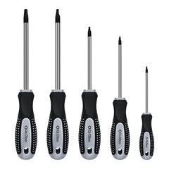 Robertson Square Head Screwdriver Set (5 Pack in the Following Sizes: #0, #1, #2
