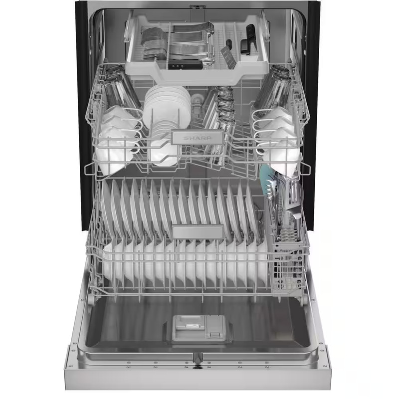24 in Front Control Standard Built-In Dishwasher with Stainless Steel Tub and 5 gallery