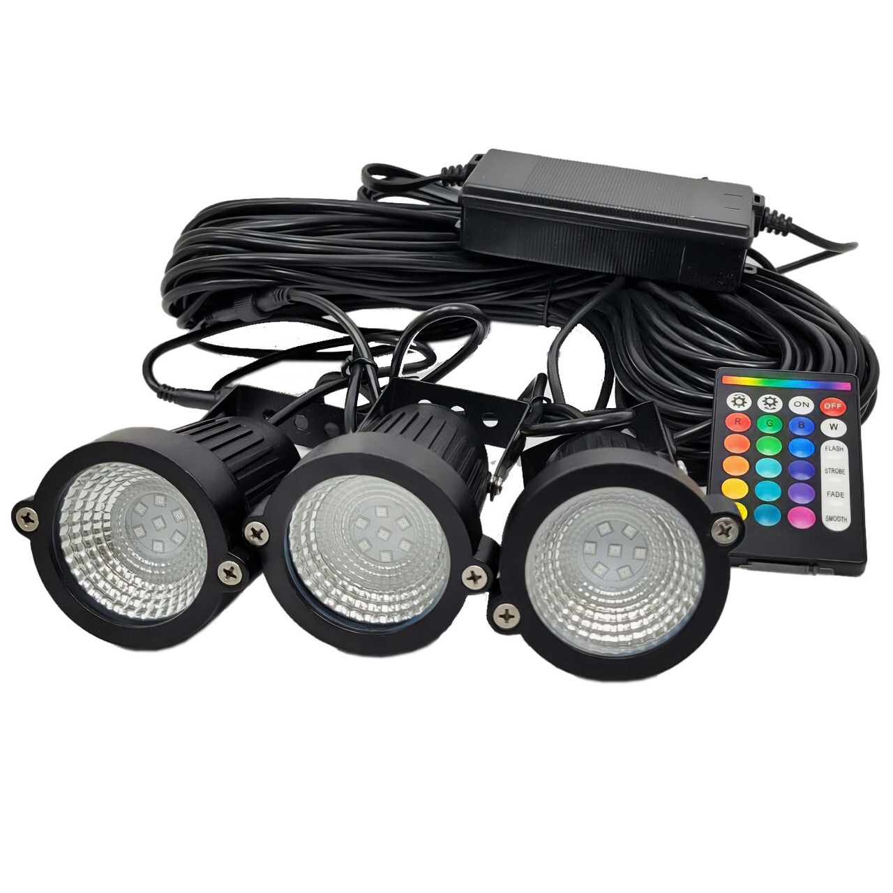 Color Changing Upgraded Light Kit for Oase & Pond Boss 1/4 HP Fountain w/Remote gallery