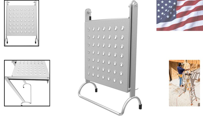 Versatile 375 Lbs Capacity Ladder Work Platform - Comfort & Stability for Pros gallery