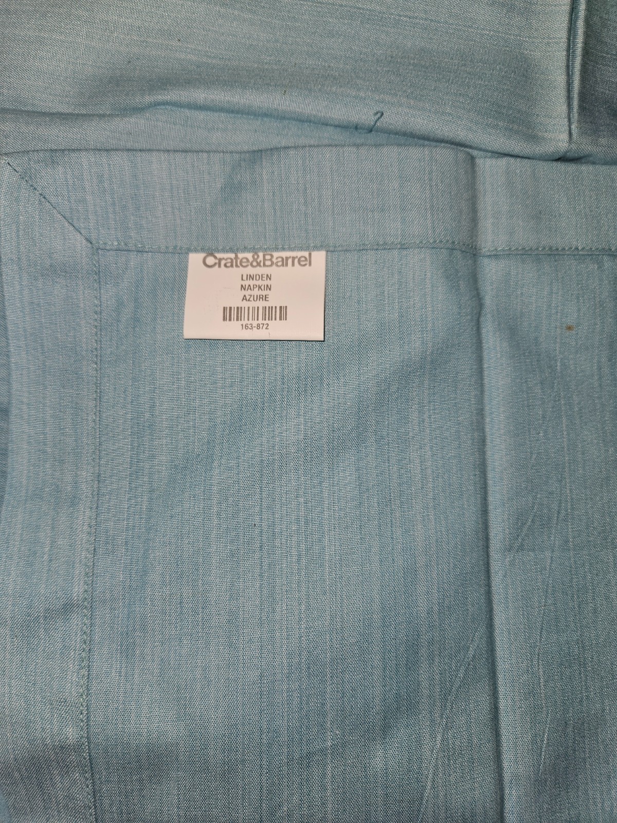 Crate & Barrel Linden Napkin Azure x6 gallery