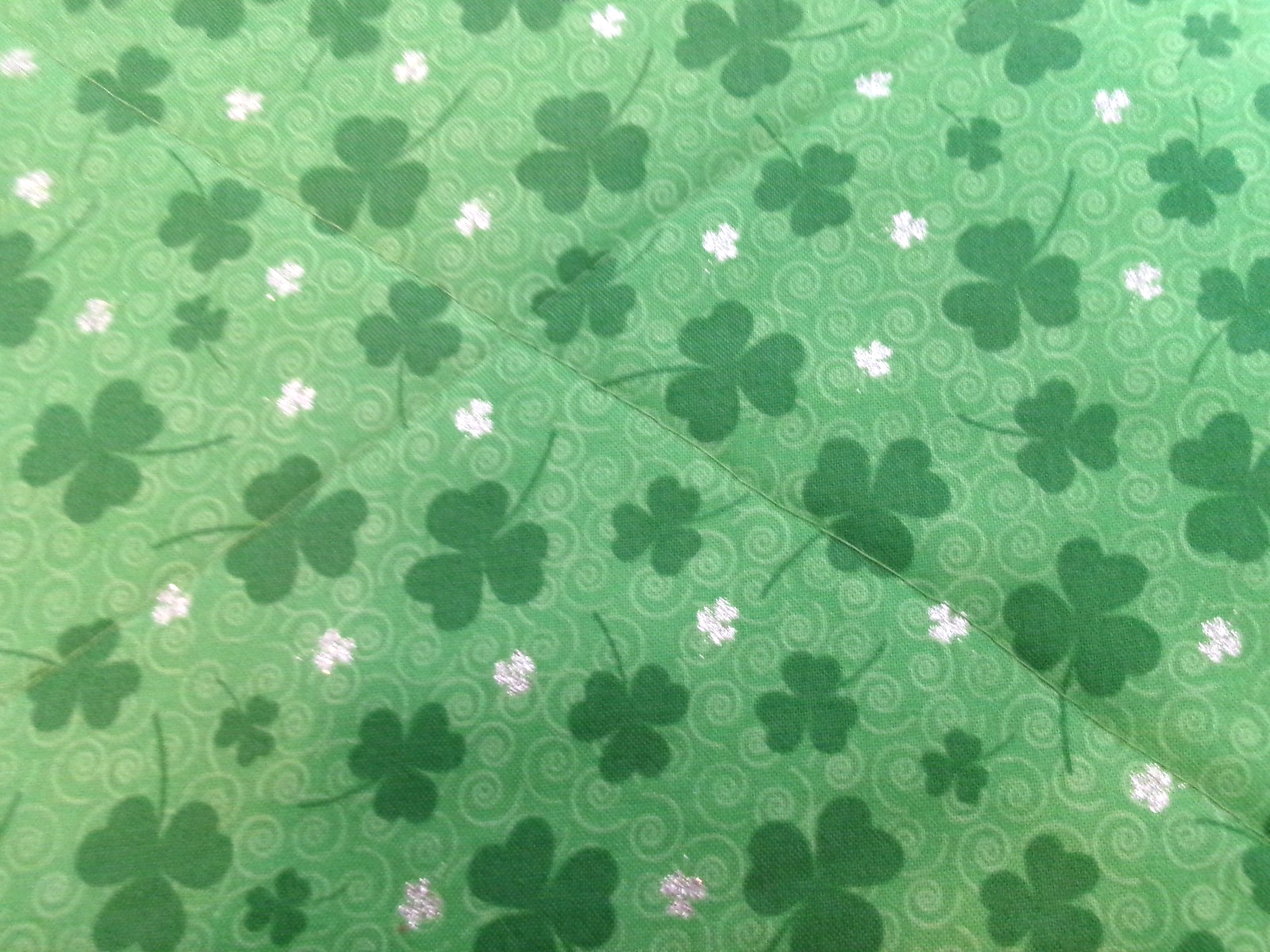 St. Patrick's Day Reversible Quilted Snack Mat Mug Rug Set of 2~ Handmade gallery