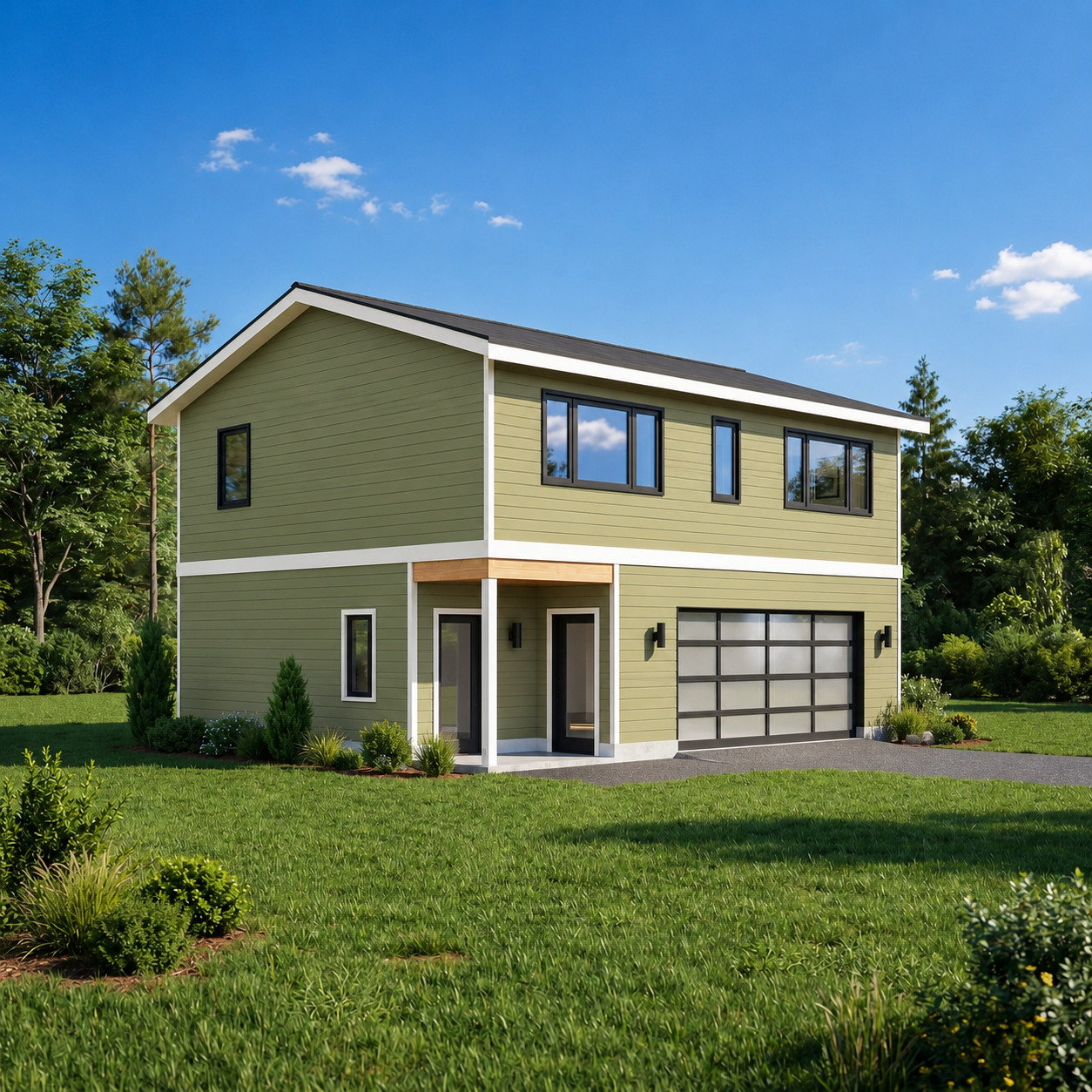 2 Story Garage Apartment Plans-Detached Garage Blueprints with Living Space gallery
