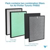 Turonic PH950_F - 4-in-2 Replacement 5.1" x 10.6" x 0.8", Green & White gallery