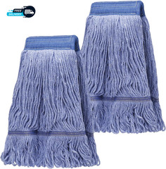 2 Pack Mop Head Replacement Cleaning Heavy Duty Mop Head Commercial Replacement