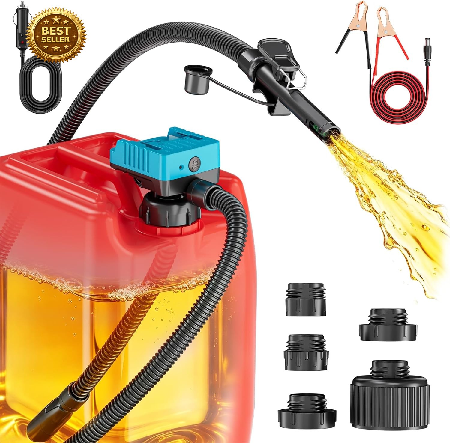 5 GPM Cordless Fuel Transfer Pump Compatible with Makita 18V Batteries (Bare Too gallery
