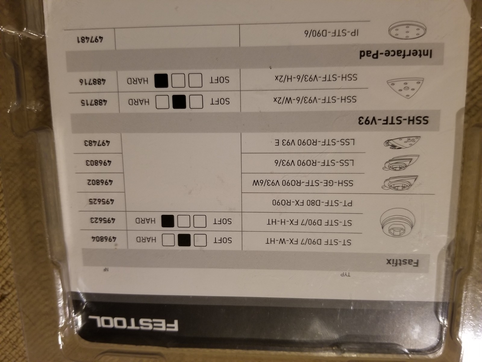 Festool 496803 Thin Triangular Extended Plate For Ro 90 gallery