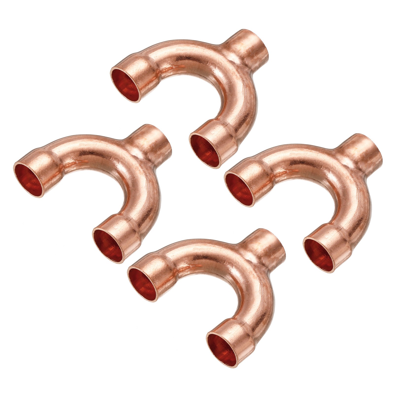 4 x Tee Y Shape Copper Fitting Welding Joint Split Union Intersection 1/2" ID gallery