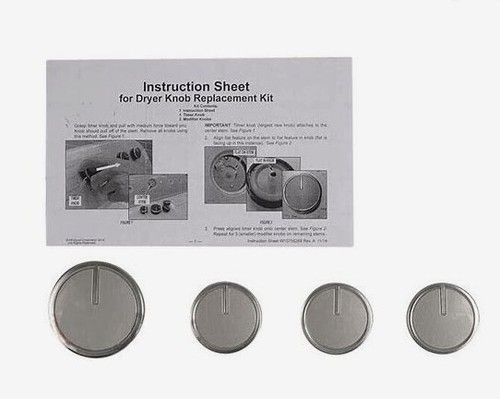 Whirlpool Washer Selector Knob Set W10756270 W10576634 gallery
