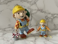 Bob the Builder Candy Canes & Tree 2 Piece Christmas Ornament Set Kchapman