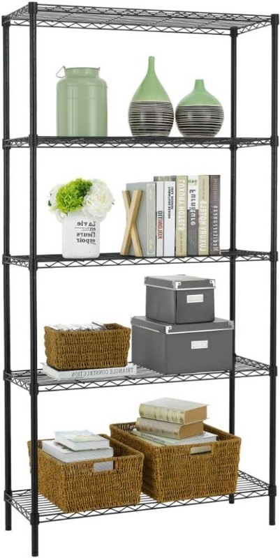 Space-Saving Black Wire Shelf | Adjustable Height, 1250 lbs gallery