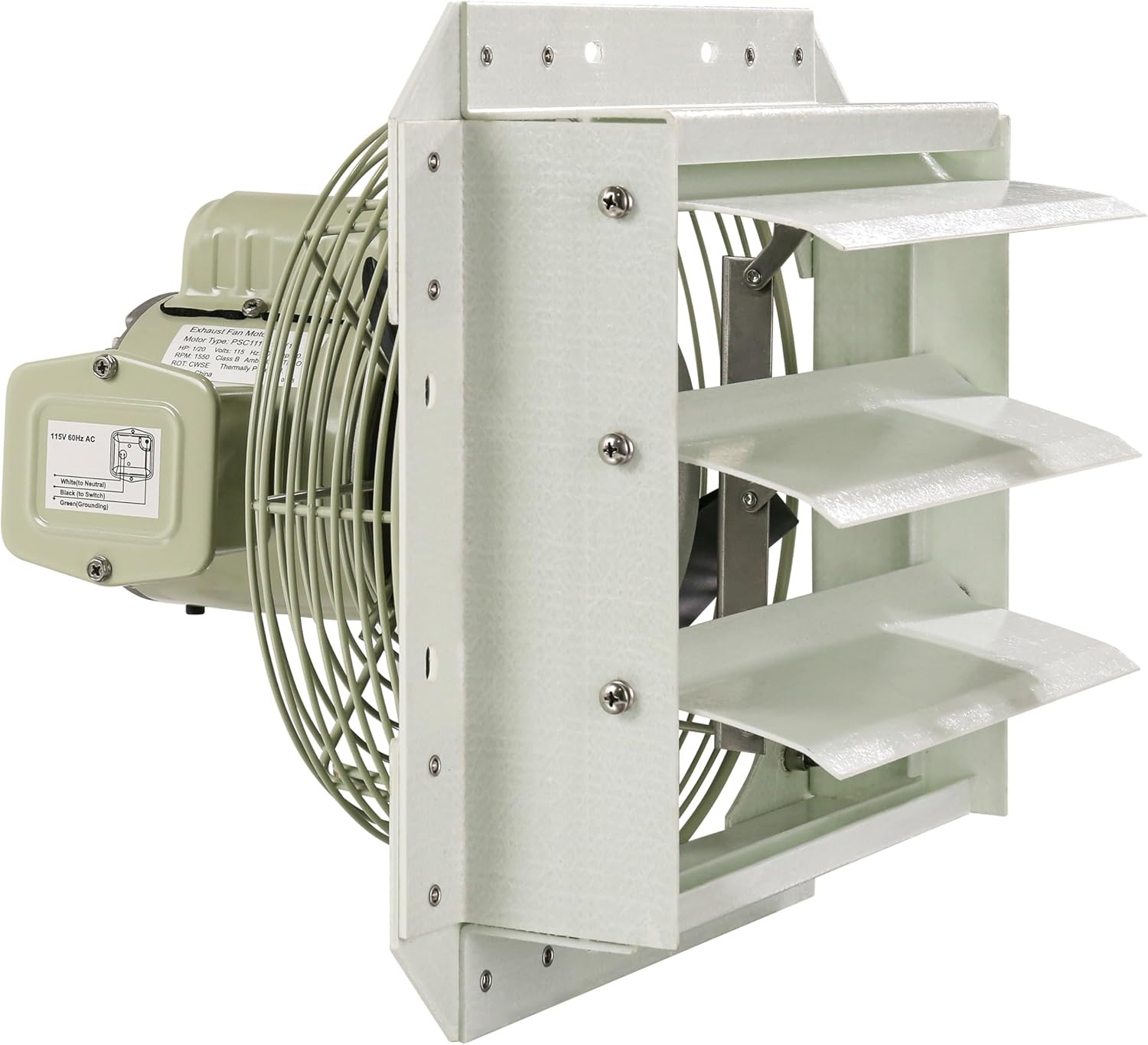 10-Inch Single Speed Corrosion-Resistant Shutter Exhaust Fan gallery