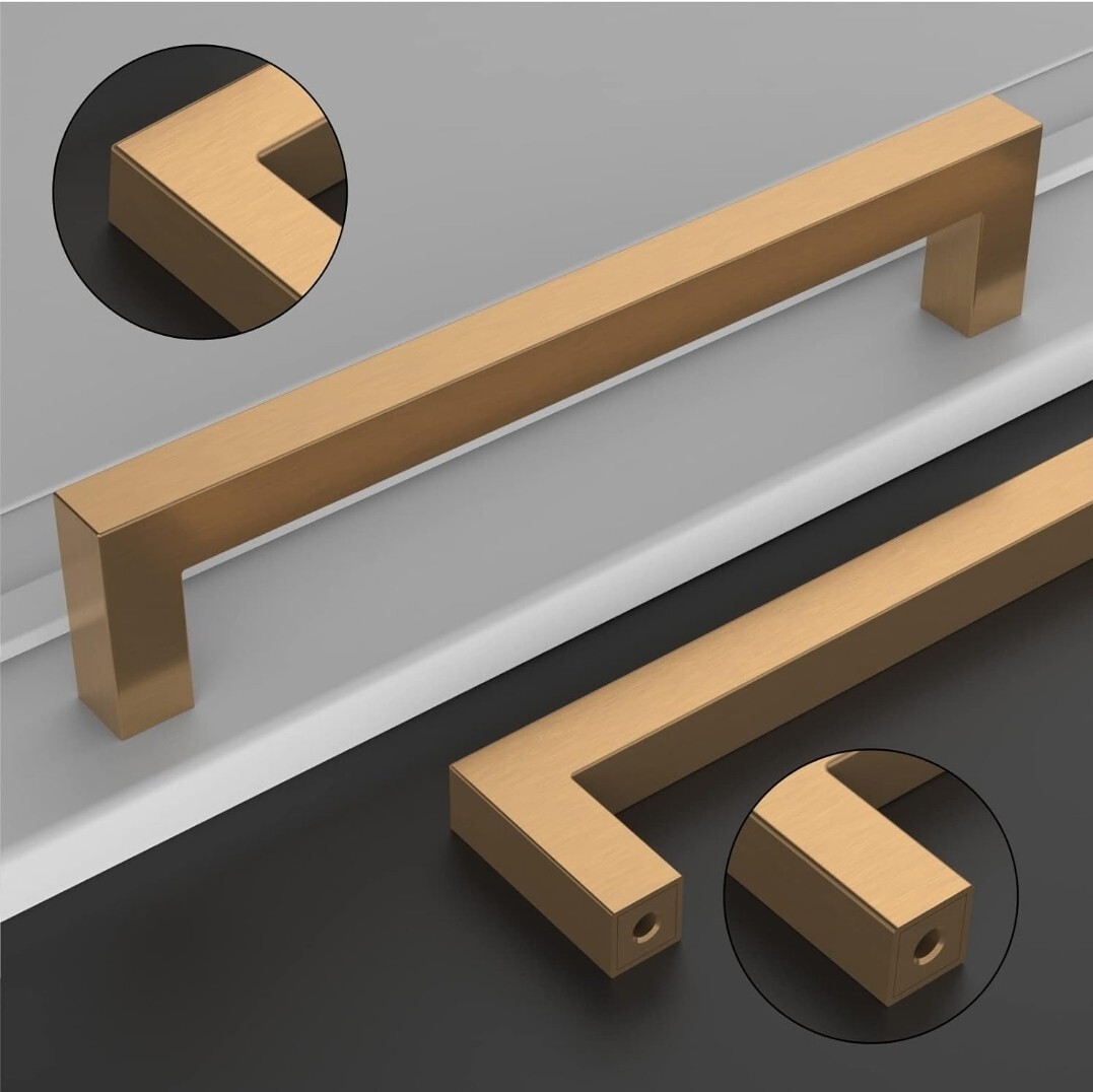 10 Pk 5 Inch Hole Centers Champagne Bronze Cabinet Pulls Drawer Handles Hardware gallery