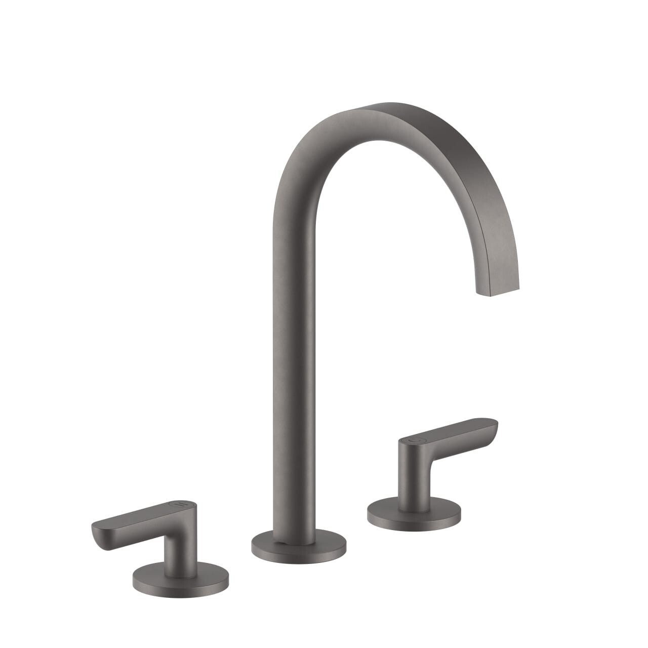 Fantini 3P5R107U Three-Hole Washbasin Mixer Bathroom Sink MATTE GUN METAL New! gallery