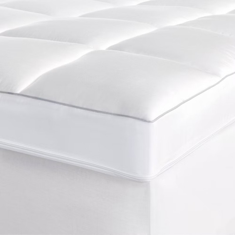 Full Premium Cooling 4" Dual Layer Memory Foam Mattress Topper - Casaluna gallery