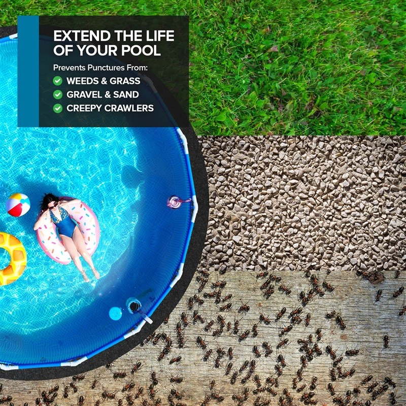 Modern Innovations Above Ground Pool Liner Pad 24' Foot Round Pre Cut Heavy gallery