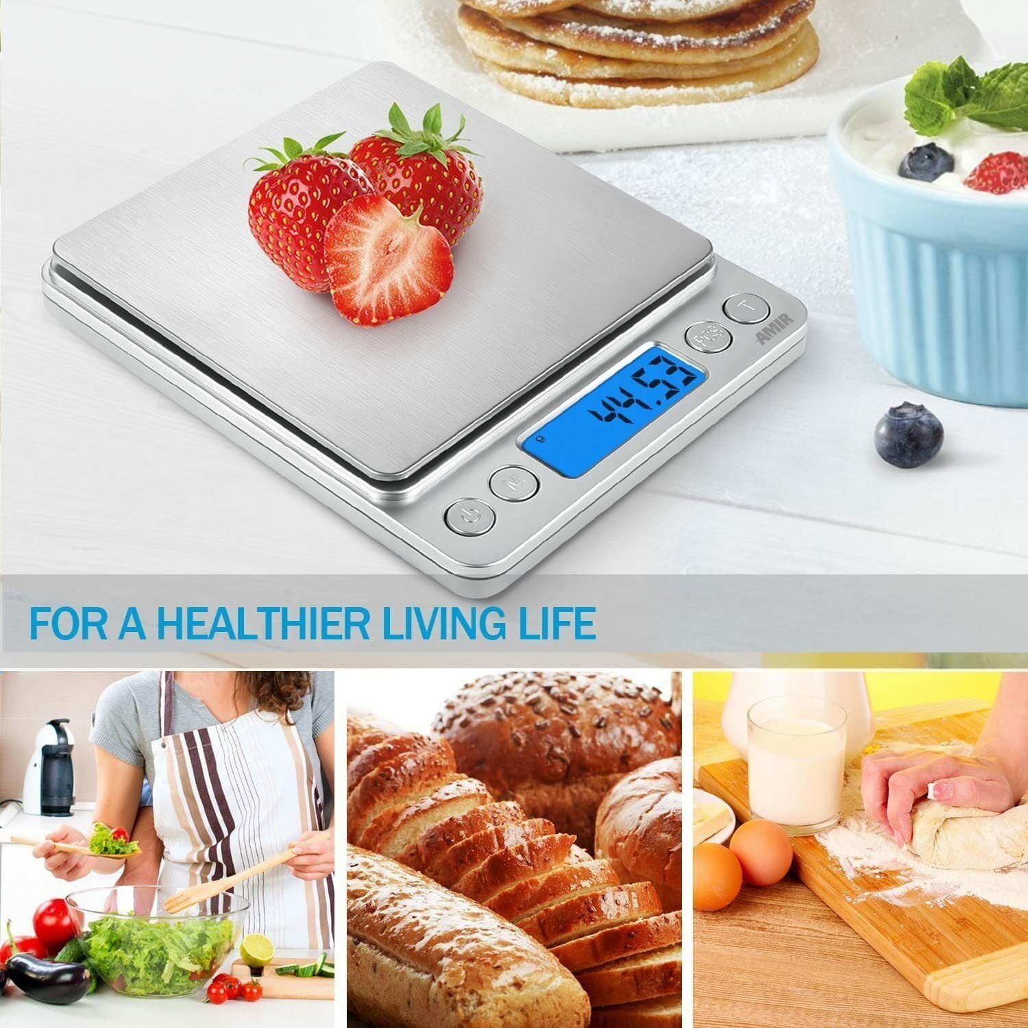 Upgraded Kitchen Scale 500g 0 01g Digital Scale High-precision Pocket Food Sc... gallery